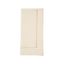 Ivory 20" Laser-Cut Hemstitch Cotton Napkin Set of 4