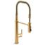 Purist 30.75'' Vibrant Brushed Brass Kitchen Faucet with Pull-out Spray