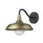 Antique Brass 14" Dimmable Outdoor Wall Sconce