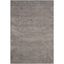 Luxurious Athens Light Grey Square Shag Rug, 6' x 9', Easy Care