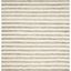 Ivory and Brown Wool Flat Woven Square Area Rug