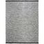 Montauk 8' x 10' Black Cotton Flat Woven Area Rug