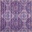 Wyndham Purple Hand-Tufted Wool 7' x 7' Square Area Rug