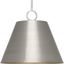 Parkhurst Brushed Nickel 3-Light Dome Pendant with Gold Interior