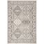 Becca Easy-Care Beige Synthetic 4' x 6' Rectangular Area Rug