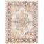 Zuidvelde Gray and Cream Hand-Knotted Oval Area Rug