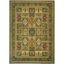 Lyndhurst Ivory and Green Floral Synthetic Runner Rug