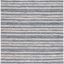 Ivory and Grey Handwoven Wool Square Rug, 6' Flat Woven