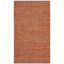 Coastal Breeze Hand-Woven Orange Cotton 4' x 6' Area Rug