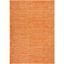 Hand-Knotted Orange Abstract 4' x 6' Synthetic Rug