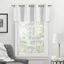 Winter White Linen-Look Light Filtering Grommet Valance