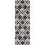 Elegant Ivory Trellis Hand-Tufted Wool Runner Rug - 2'3" x 7'