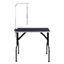 Black Steel Portable Dog Grooming Table with Arm