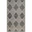 Montauk Black Cotton Handwoven 3' x 5' Area Rug