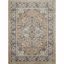 Serene Garden Medallion 6' x 9' Beige/Grey Synthetic Area Rug