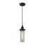 Fulton Mini 1-Light Pendant in Oil Rubbed Bronze with Glass Shade