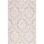 Ivory and Beige Hand-Tufted Wool Abstract 3' x 5' Area Rug