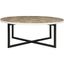 Cheyenne Round Brown Mosaic Metal Coffee Table