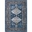 Heirloom Blue Synthetic 5' x 7' Hand-Knotted Area Rug