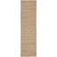 Earthy Elegance Natural Jute 2'3" x 8' Runner Rug