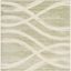 Sage and Cream Rectangular Synthetic Area Rug