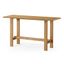 Hera Natural Finish Solid Wood Console Table