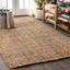 Braided Blue Handmade Reversible 4' x 6' Jute Rug