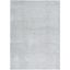 Light Gray Hand-Knotted Solid Synthetic Area Rug