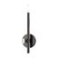 Denmark Black Chrome Slim 1-Light ADA Sconce