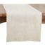 Natural Beige Polyester Plain Hemstitched Table Runner