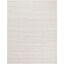 Ivory and Light Brown Flat Woven Wool Area Rug, 8' x 10'