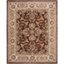 Ivory and Brown Hand-Tufted Wool 8' x 10' Area Rug