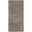 Luxurious Gray Hand-Knotted Shag Rug in Wool and Synthetic Blend - 2' x 4'