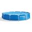 Intex 12 ft Round Blue Metal Frame Above Ground Pool