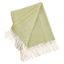 27"x24.5" Herringbone Acrylic Throw with Tassel Fringe - Grass