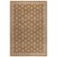 Hand-Knotted Traditional Oushak 6' x 9' Wool Area Rug in Brown