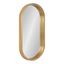 Travis Capsule Framed Full-Length Wood Mirror in Gold