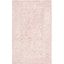 Hand-Tufted Pink and Ivory Wool Area Rug 3' x 5'