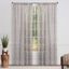 Sage Embroidered Vine Sheer Curtain Panels, 52" x 108"