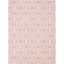 Elegant Pastel Pink 6' x 9' Reversible Hand-Knotted Area Rug