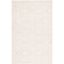 Beige Ivory Floral Hand-Tufted Wool Area Rug 5' x 8'