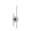 Scandinavian Skyline Brushed Nickel 2-Light Wall Sconce