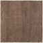 Athens Taupe Square Shag Rug 6'7" x 6'7"