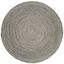 Handmade Ivory Round Braided Cotton Area Rug