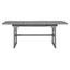 Grey Wash Acacia Wood Extendable Outdoor Dining Table