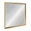 Gold 32" Square Wood Framed Full Length Dresser Mirror