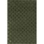 Alaiya Green Checkered Machine Washable Synthetic Area Rug 3' x 5'