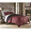 Twin Buffalo Check Red Reversible Micro Flannel Comforter Set