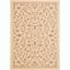 Natural and Brown Floral Indoor/Outdoor Area Rug