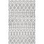 Grey Ivory Hand Tufted Wool Floral Area Rug